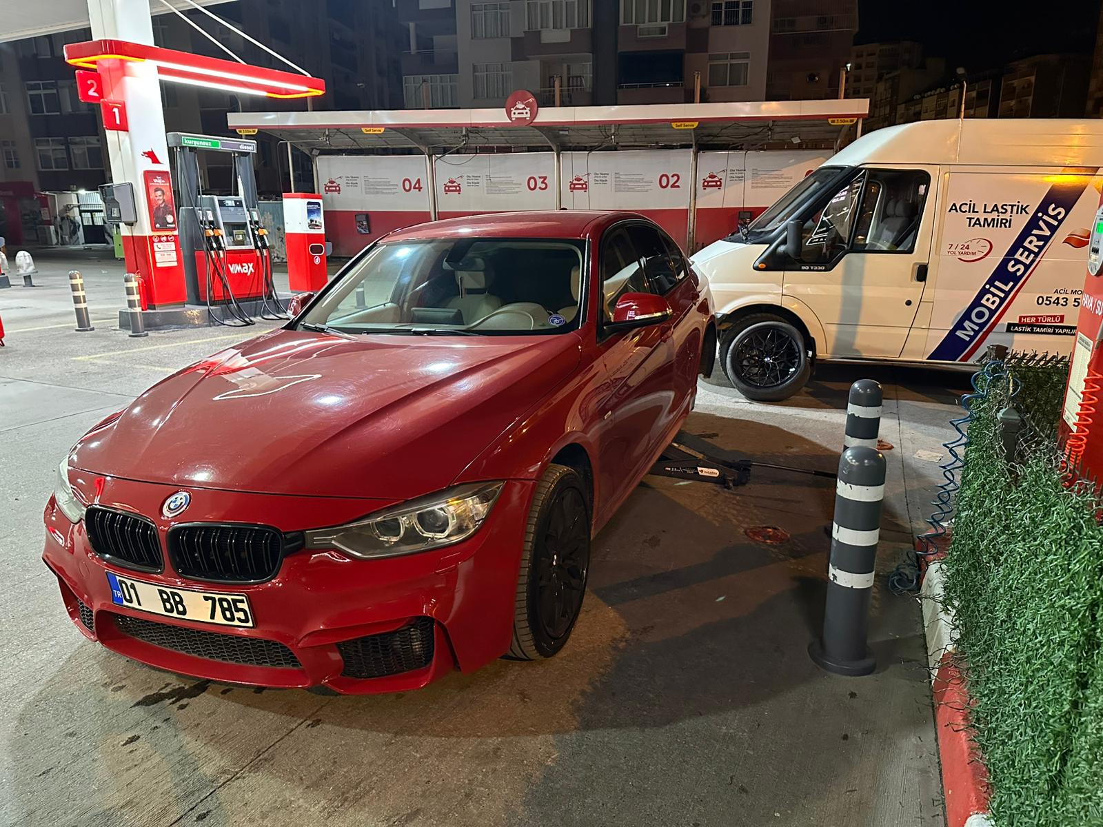 Adana yerinde lastik değişimi